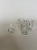 Juego de 4 vasos vintage