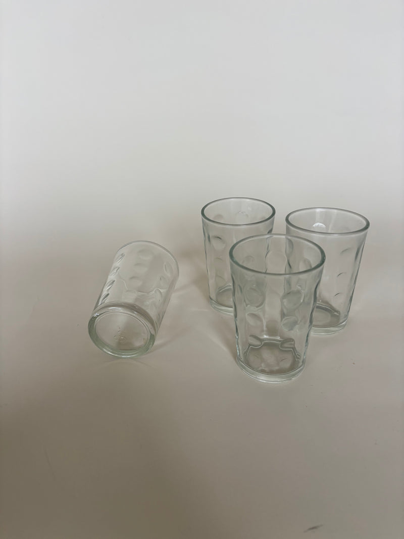 Juego de 4 vasos vintage