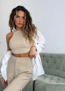 Débardeur Ribbed - Beige