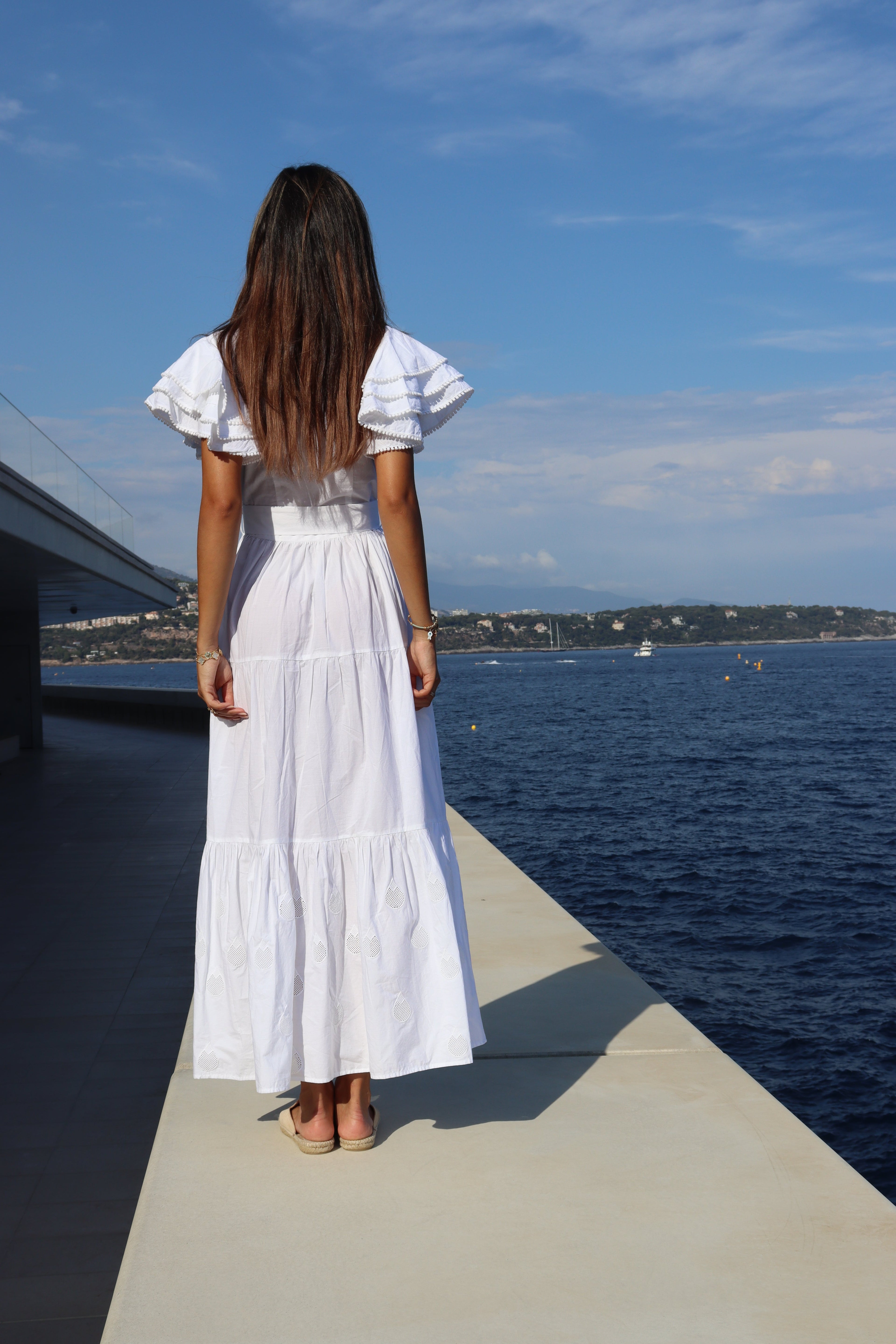 Camelia Dress - White