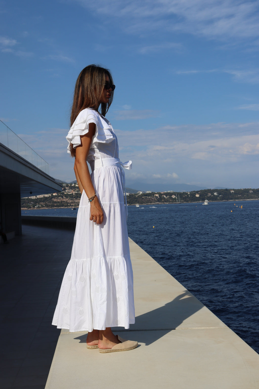 Camelia Dress - White