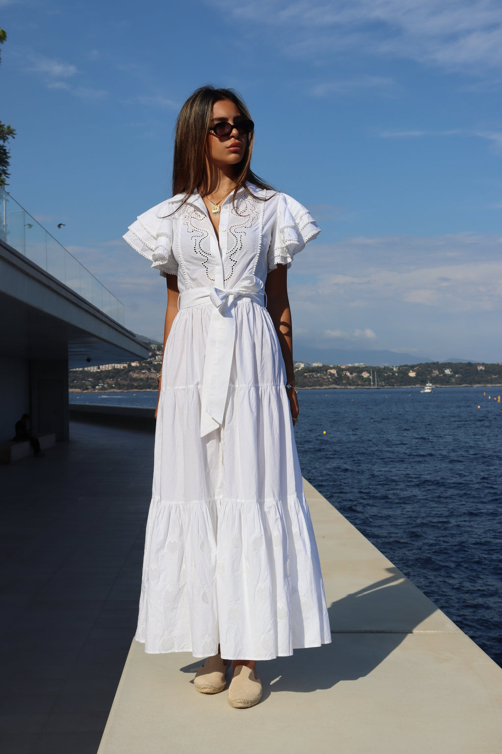 Camelia Dress - White