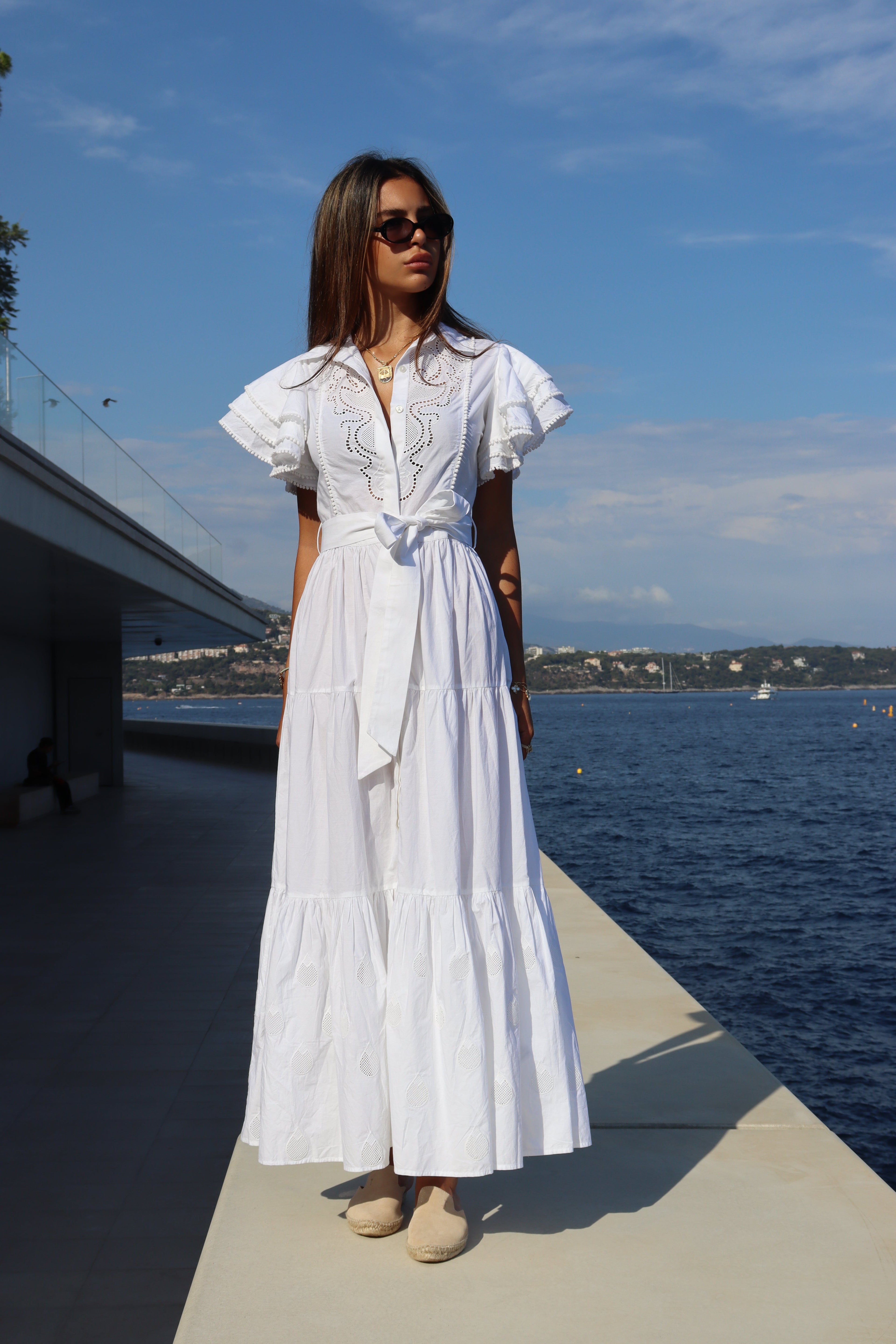 Camelia Dress - White