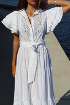 Camelia Dress - White