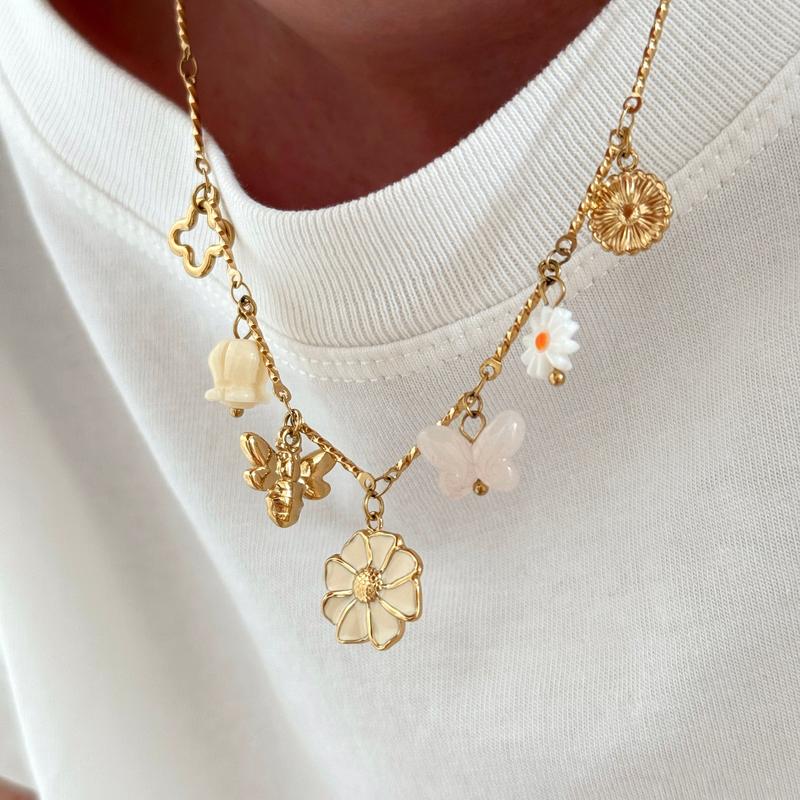 Collier "Eloria" acier-Colliers-Instants Plaisirs • Bijoux-Instants Plaisirs | Bijoux