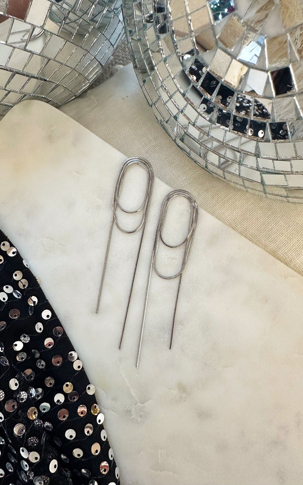Pendientes Frosted Dreams - Plateado