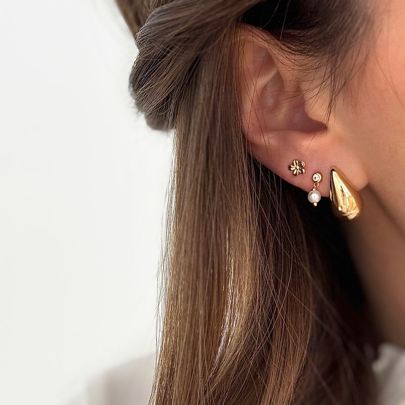 Boucles D'Oreilles Nina - Plaqué Or