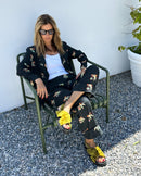 Sandalias Cruzadas Bloom Verde Lima - Lachoix