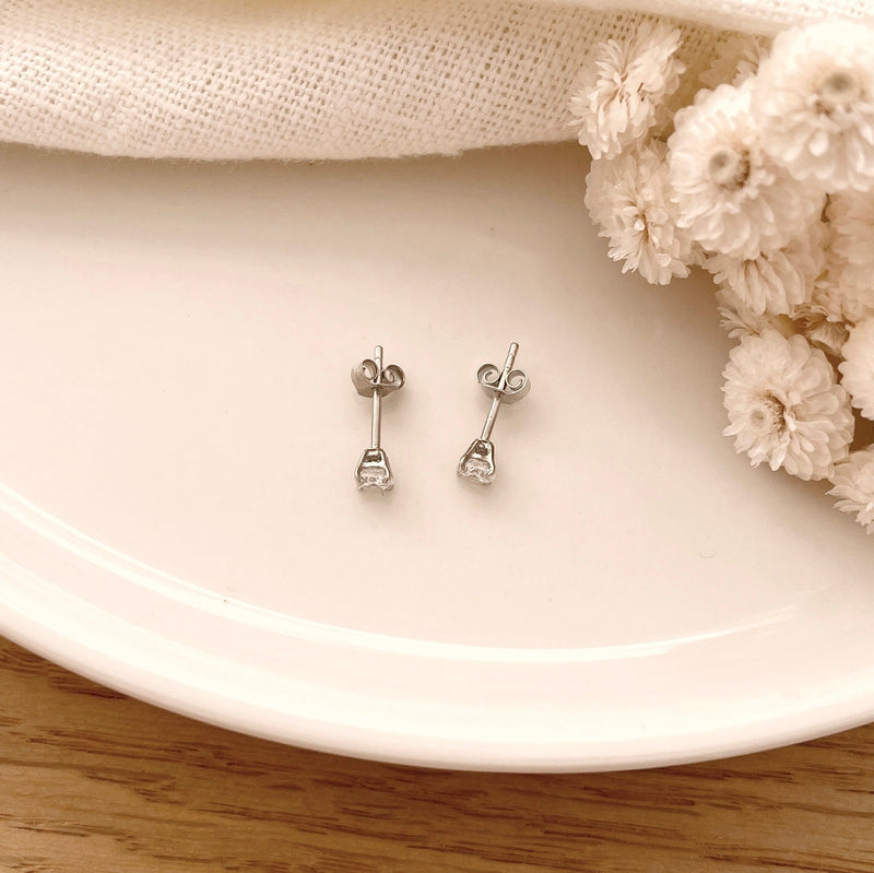“Dani” silver earrings-Instants-Plaisirs-Earrings-0.2cm-Instants Plaisirs | Jewelry