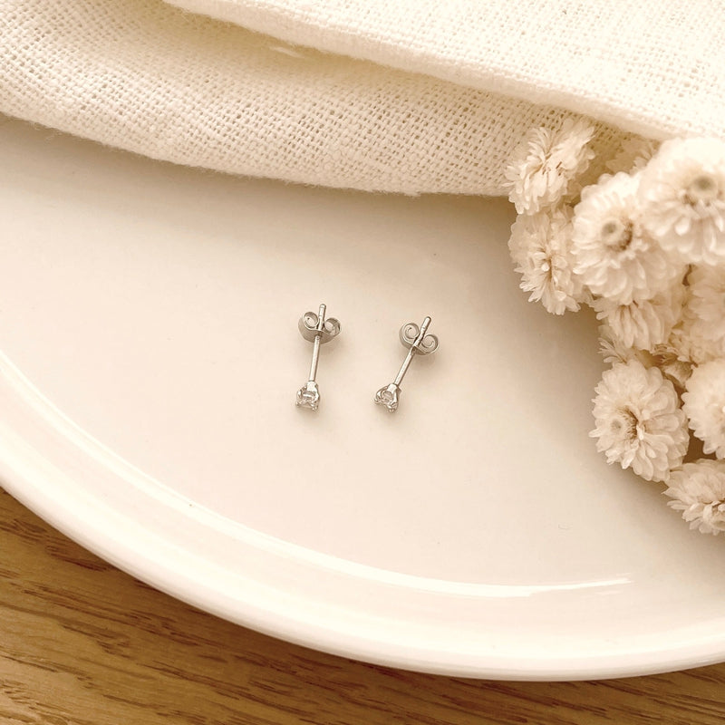 “Dani” silver earrings-Instants-Plaisirs-Earrings-0.2cm-Instants Plaisirs | Jewelry