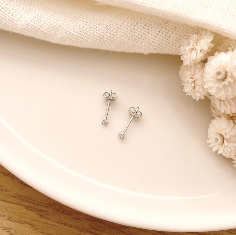 “Dani” silver earrings-Instants-Plaisirs-Earrings-0.2cm-Instants Plaisirs | Jewelry