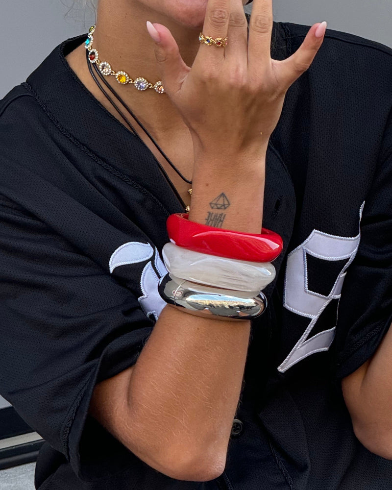 Bracelet Bangle Argent