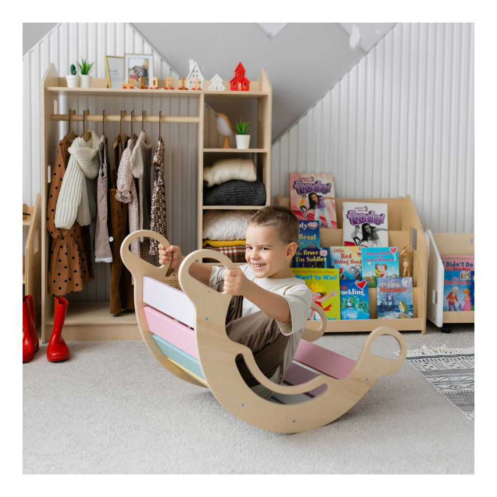 Rocker y tablero de doble cara