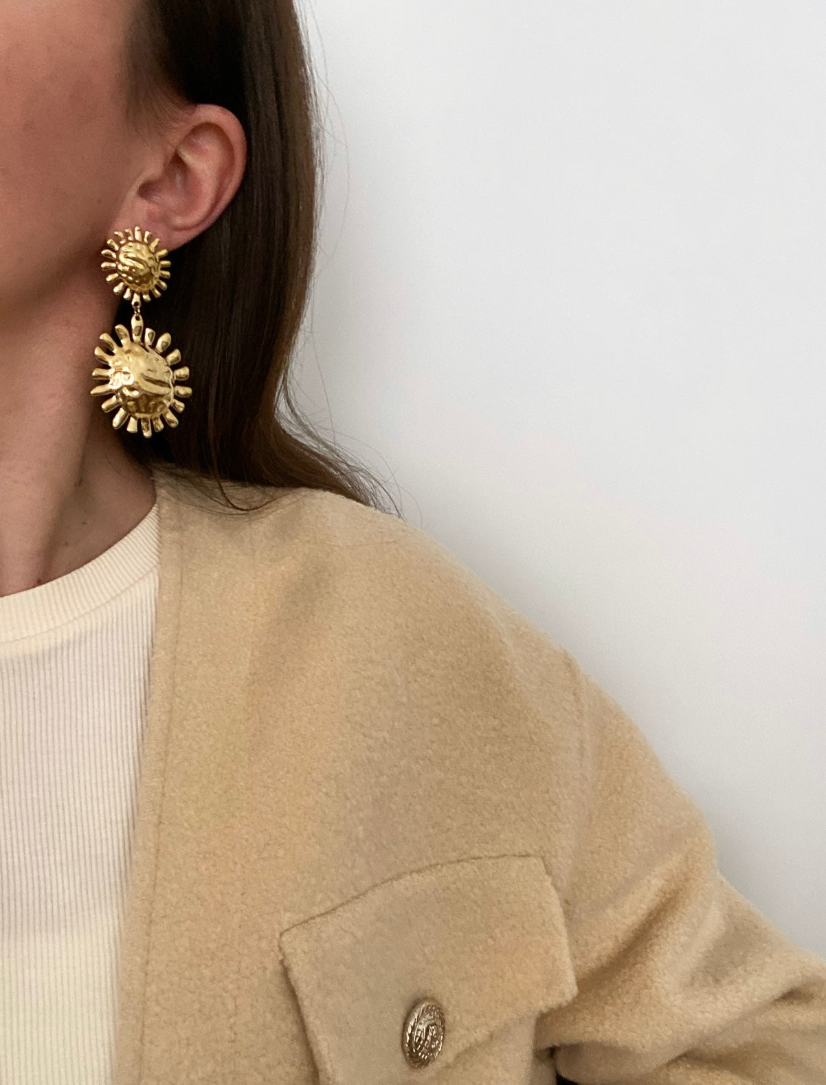 Pendientes Celeste