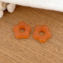 Fleurs "Flora" acétate-Boucles d'oreilles-instants-plaisirs-Orange-Instants Plaisirs | Bijoux