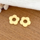 Fleurs "Flora" acétate-Boucles d'oreilles-instants-plaisirs-Jaune mat-Instants Plaisirs | Bijoux