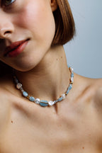 Collier Cauri - Aigue Marine
