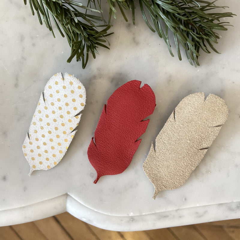 La Manufacture Moutarde - Trio De Barrettes Pince Crocodile Décembre