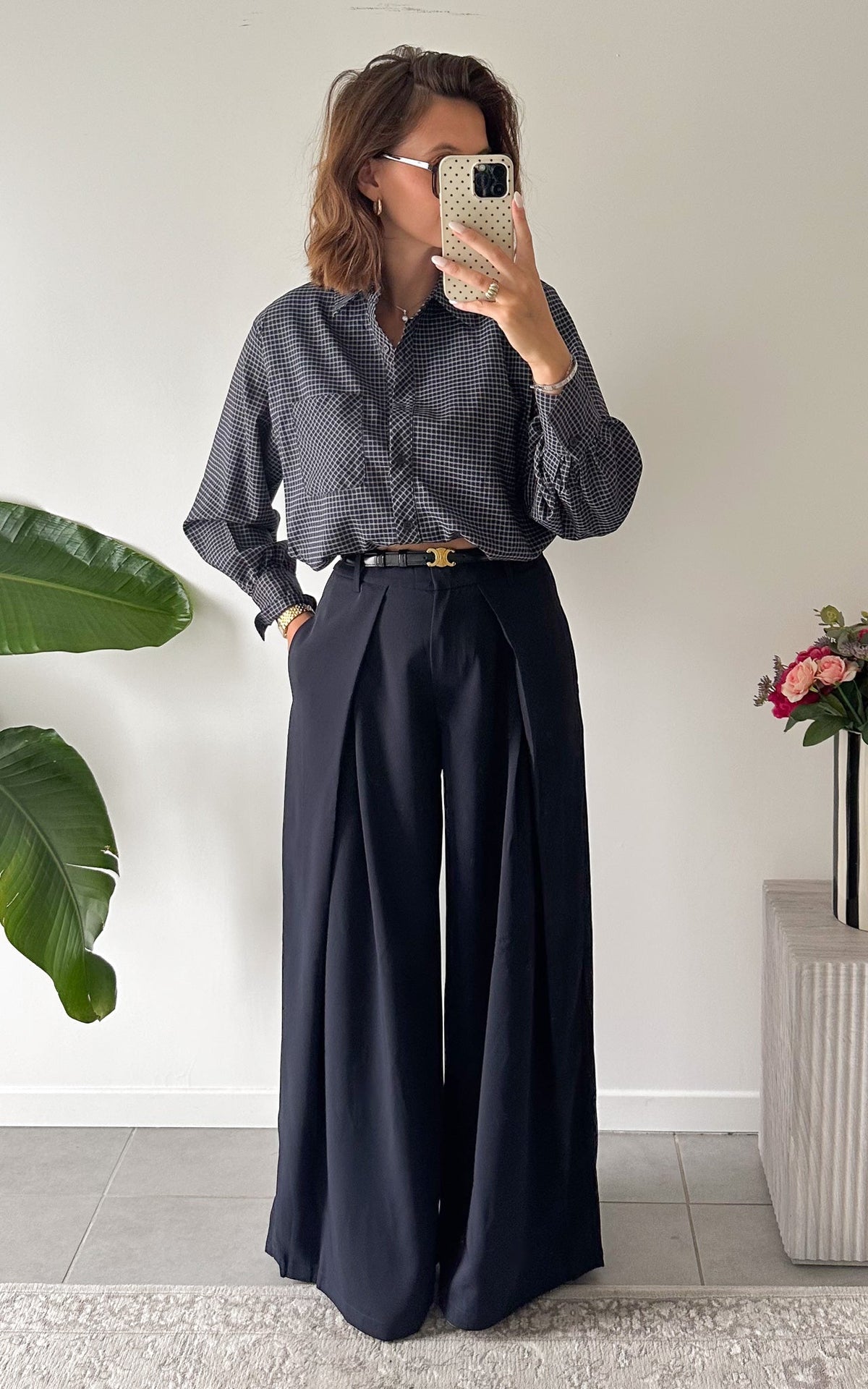 Pantaloni Almea - Blu Navy