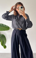 Camicia A Quadri Sixtine - Blu Notte E Bianco