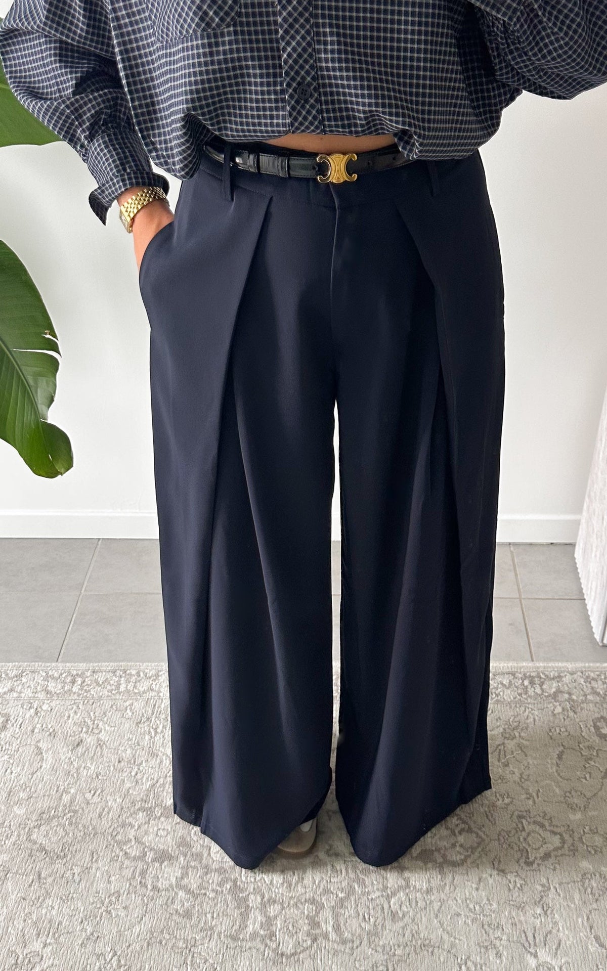 Pantaloni Almea - Blu Navy