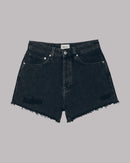 MIKUTA The Black Denim Shorts