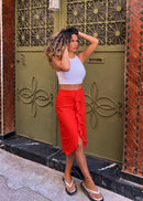 Jupe Najah Linen - Orange