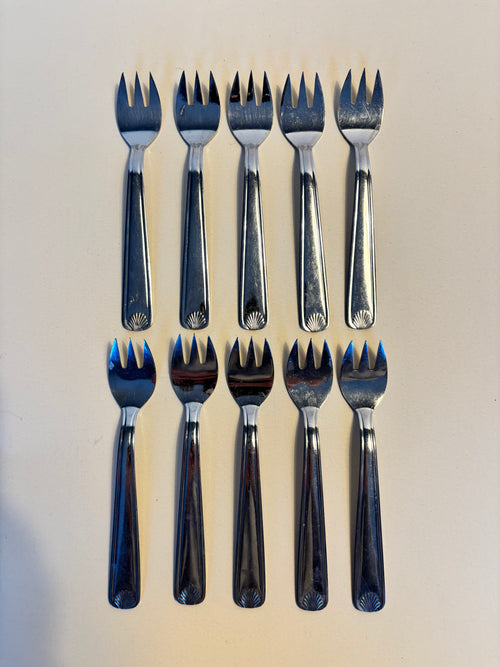 Lot De 10 Fourchettes À Dessert