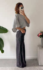 Jeans Palazzo Cleophee - Gris