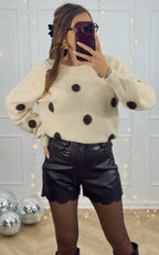 Short Similpelle Avrillia - Marrone
