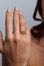 Bague Swan - Péridot