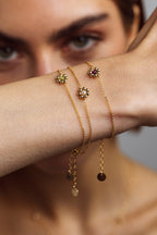 Bracelet Daisy - Peridot