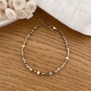 Bracelet "Wallis" jaspe acier-Bracelets-Instants Plaisirs • Bijoux-Instants Plaisirs | Bijoux