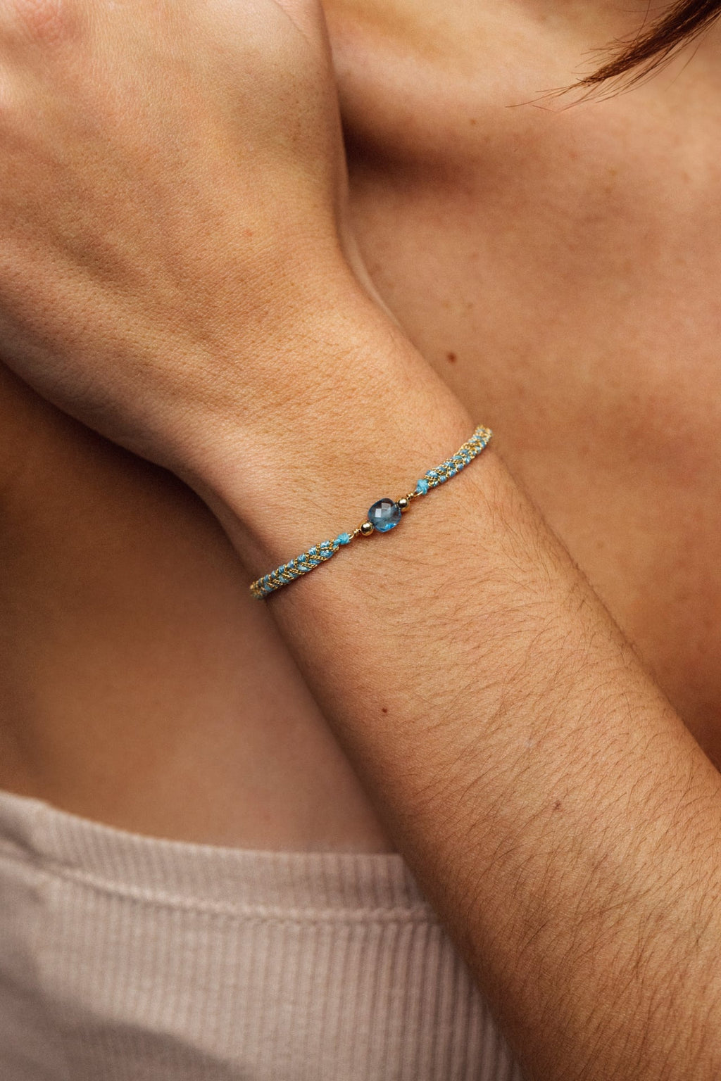 Bracelet Cordon Vaiana - Topaze