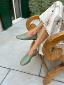 Slip-On de piel caqui - Lachoix