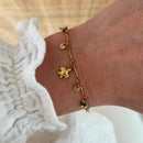 Bracelet "Tortue" vert acier-Bracelet-Instants Plaisirs | Bijoux-Instants Plaisirs | Bijoux