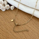 Collier "Coquillage" blanc acier-Colliers-Instants Plaisirs • Bijoux-Instants Plaisirs | Bijoux