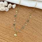 Steel green “Turtle” necklace-Necklaces-Instants Plaisirs • Jewelry-Instants Plaisirs | Jewelry