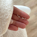 Gold-plated “Ivy” earrings-Instants-Plaisirs-Instants Plaisirs earrings | Jewelry