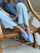 Slip-On de piel azul-gris - Lachoix