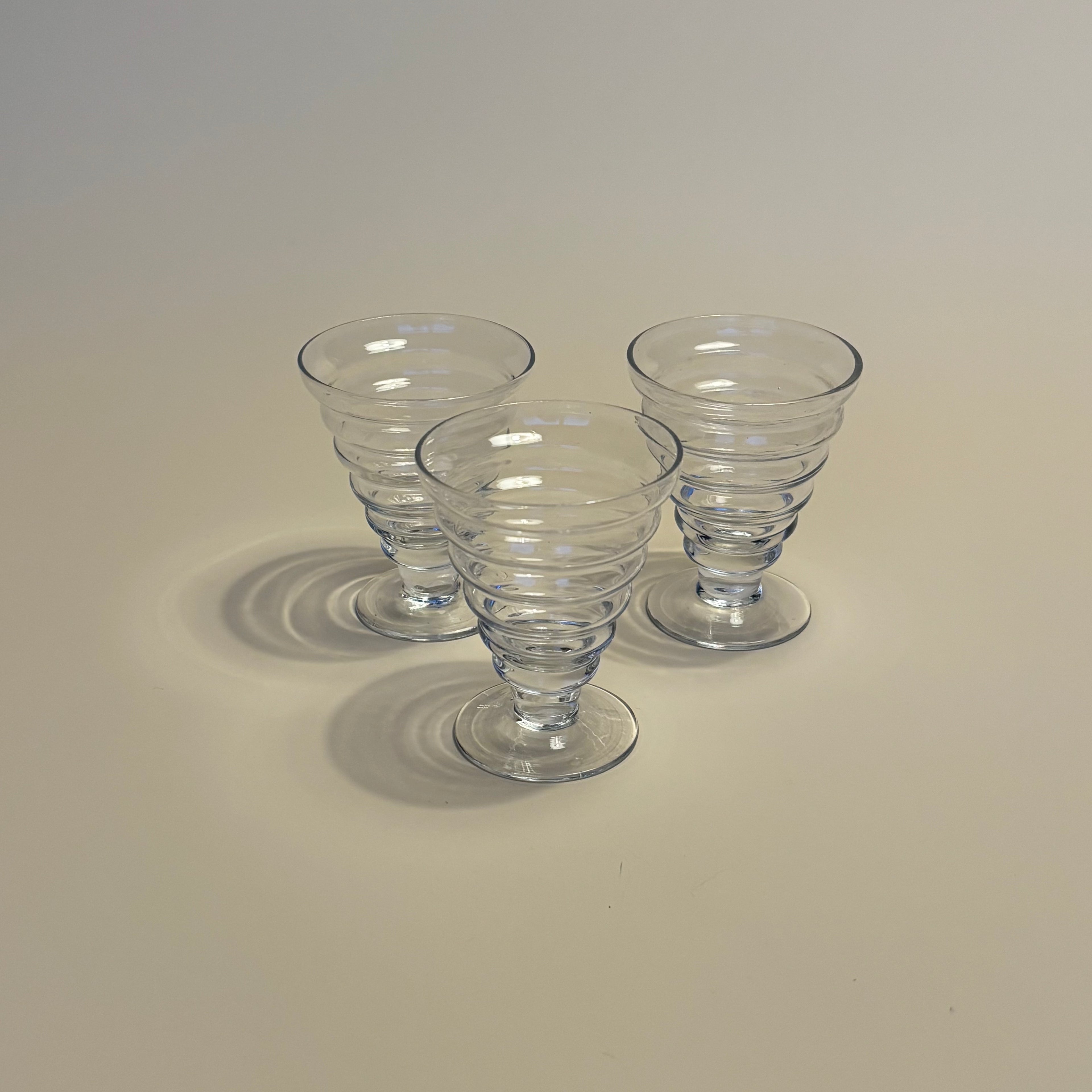 3 Verres Vintage