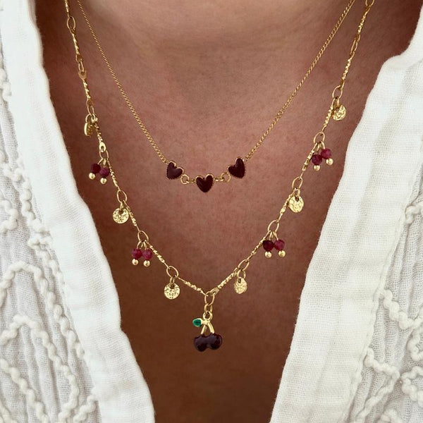 "Melina" steel necklace-Necklaces-Instants Plaisirs • Jewelry-Instants Plaisirs | Jewelry