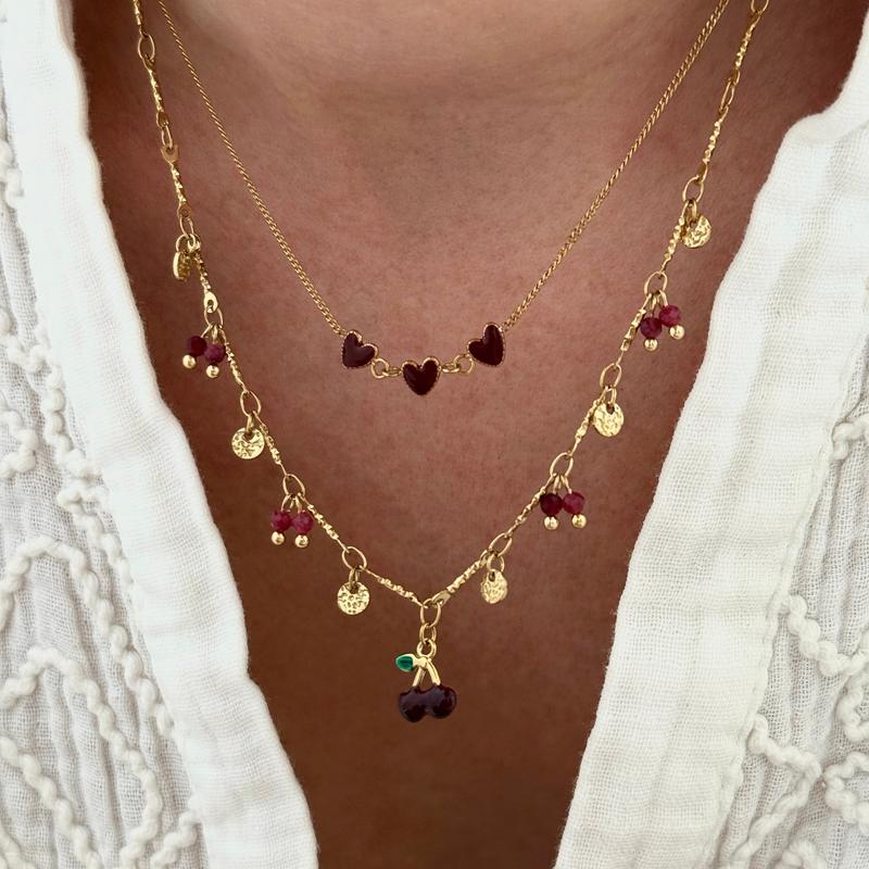 Collier "Melina" acier-Colliers-Instants Plaisirs • Bijoux-Instants Plaisirs | Bijoux