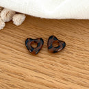 Coeur "Lovo" acétate-Boucles d'oreilles-instants-plaisirs-Léopard-Instants Plaisirs | Bijoux