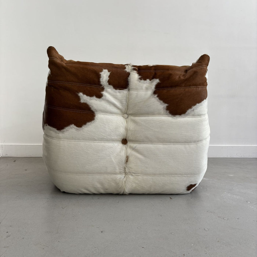 Two-Tone Leather Togo Lounge Chair