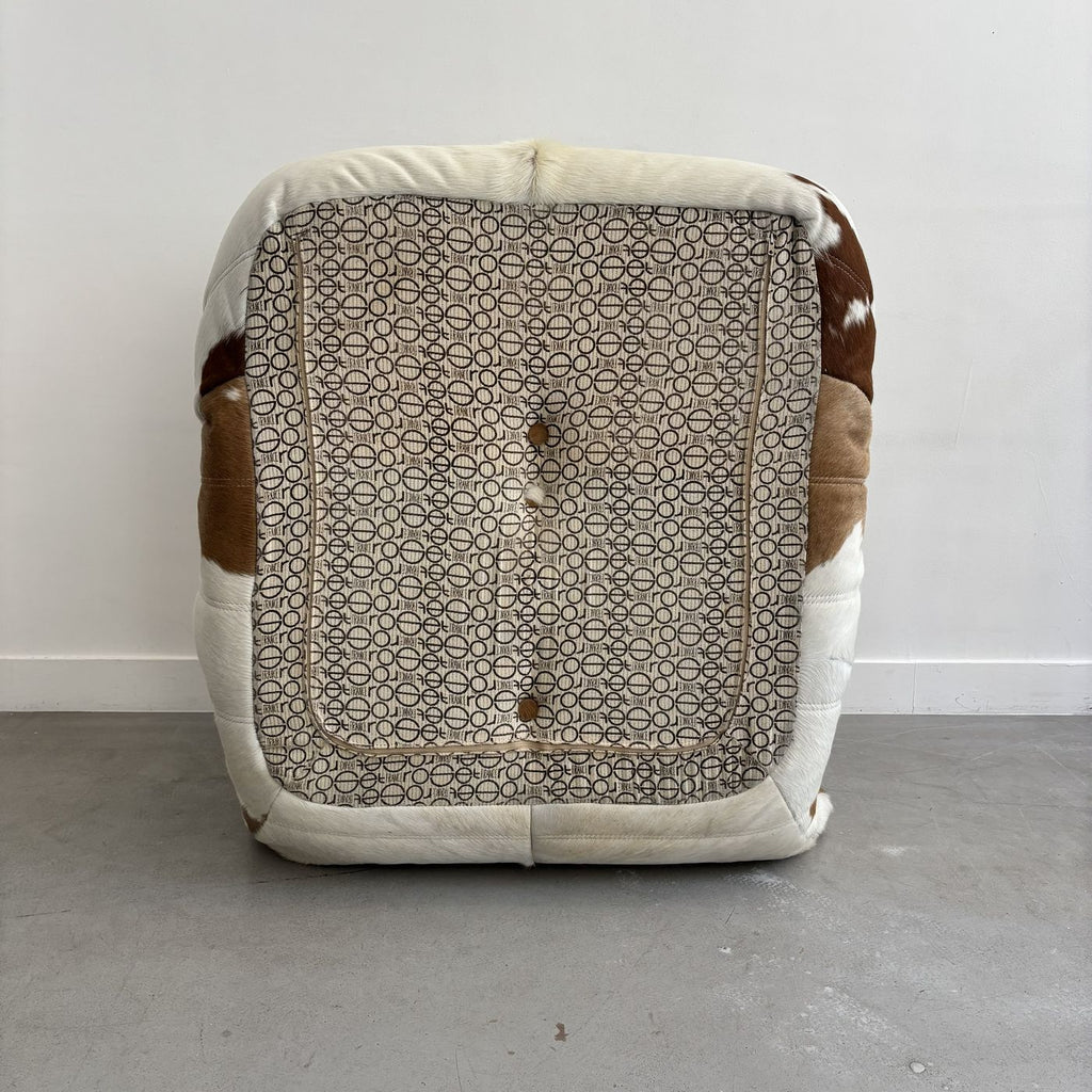 Two-Tone Leather Togo Lounge Chair