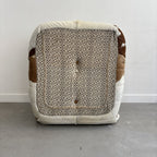 Two-Tone Leather Togo Lounge Chair