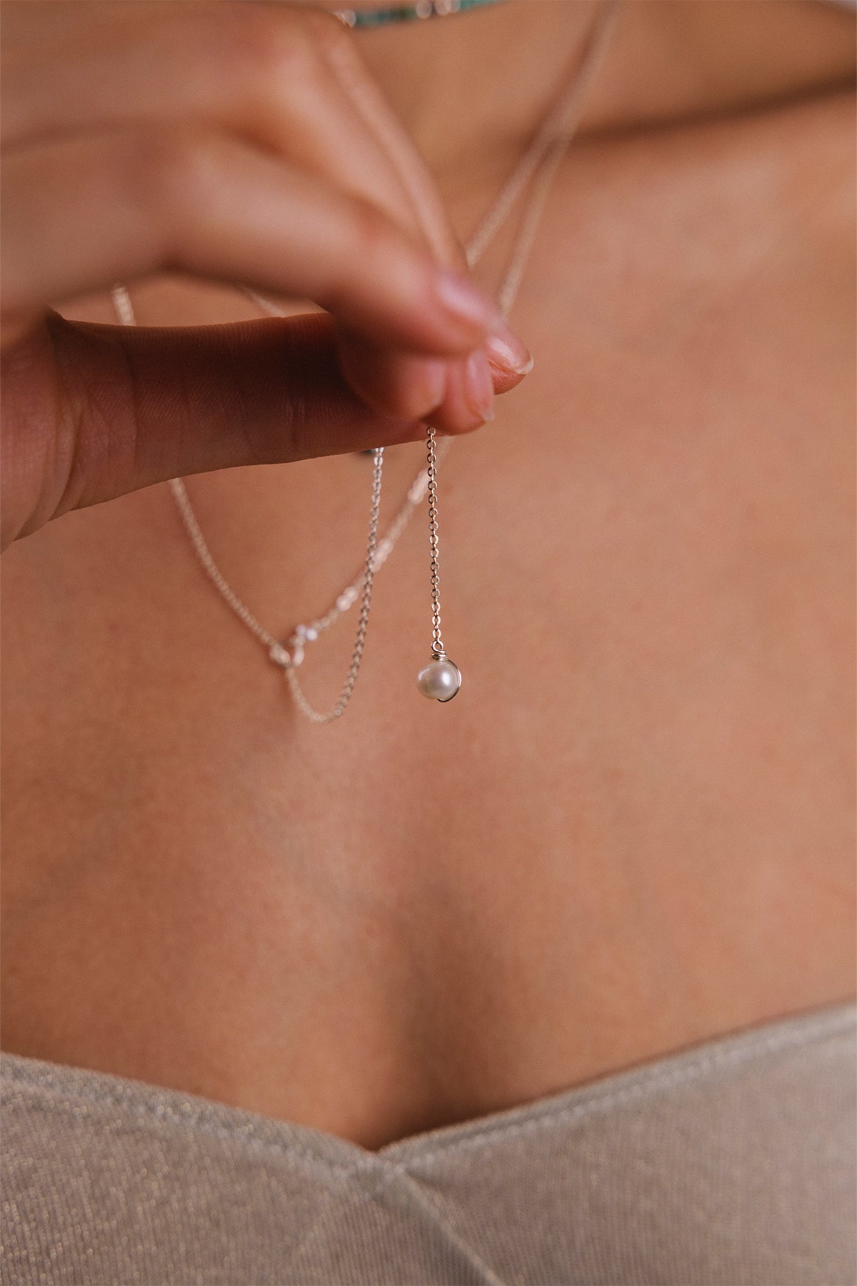 Collier Stella Vice Versa - Perle De Culture - Argent