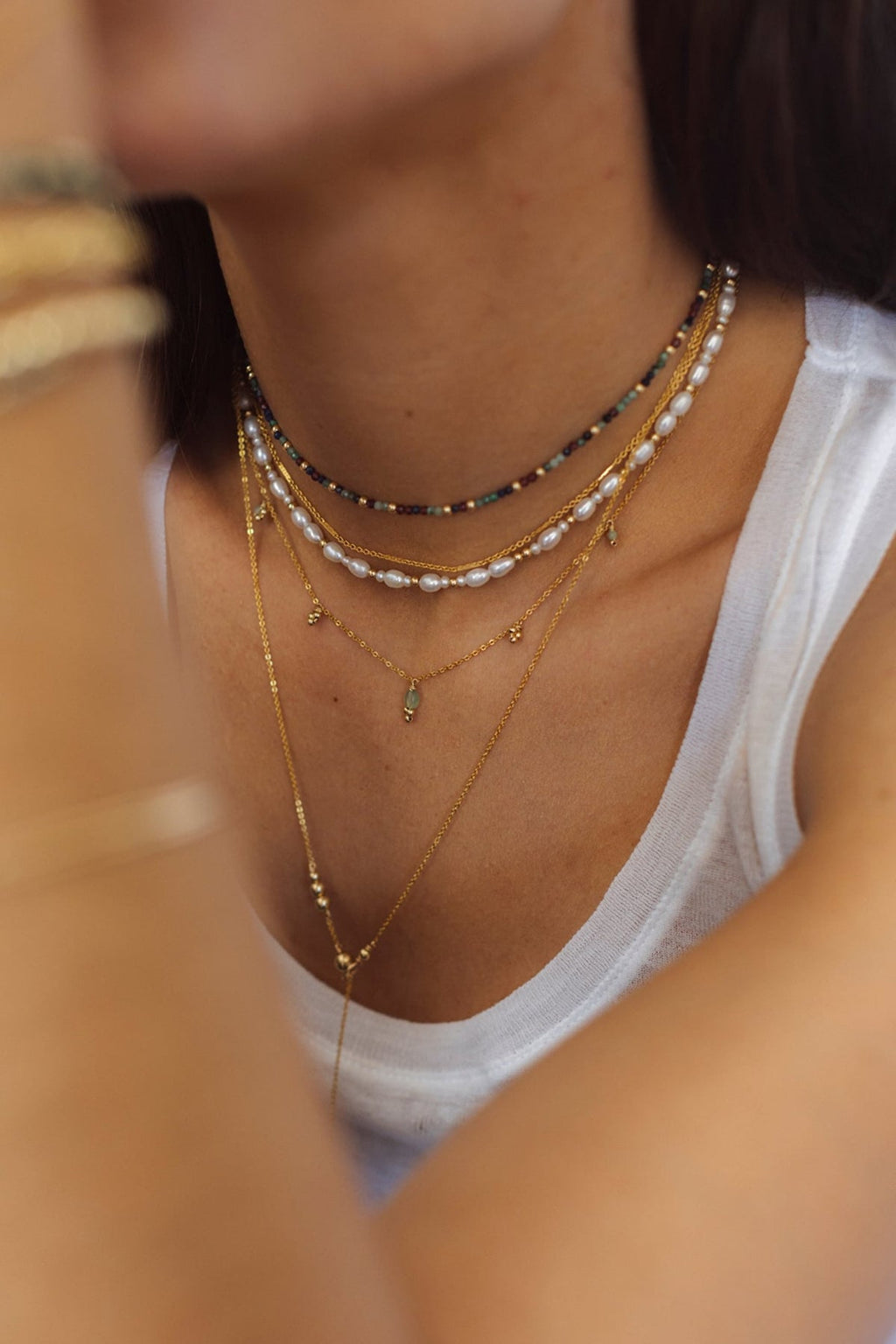 Collier-Bracelet Queen - Précieuse