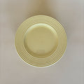 Lote De 9 Platos De Postre Amarillos Vintage